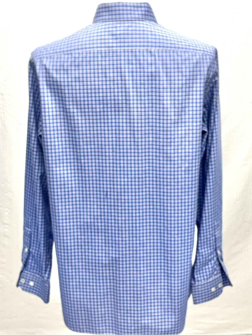 Banana Republic Camden Button Down Shirt Men’s L Non‑Iron Cotton Stretch Plaid